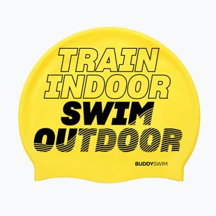 Plavecká čiapka BuddySwim TSO Silicone yellow