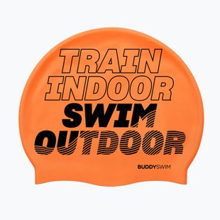 Plavecká čiapka BuddySwim TSO Silicone orange