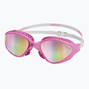 Plavecké okuliare BuddySwim OzeanX Mirror pink/white/iridium