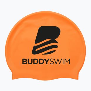 Plavecká čiapka BuddySwim BLogo Silicone orange