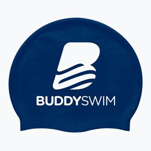 Plavecká čiapka BuddySwim BLogo Silicone navy