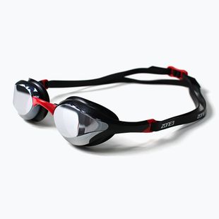 Plavecké okuliare ZONE3 Volare Streamline Racing black/red/silver polarized mirror revo