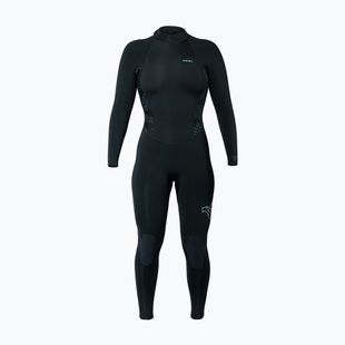 Dámsky plavecký neoprén Xcel Axis Back Zip 3/2 mm Full black/palm/monstera print