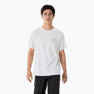 Pánske tričko Arcteryx Kragg Sl Cotton Bird Word white light/black