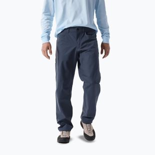 Pánske trekingové nohavice Arcteryx Kragg Cotton black sapphire