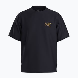 Pánske tričko Arcteryx Kragg Cotton Logo 24k black