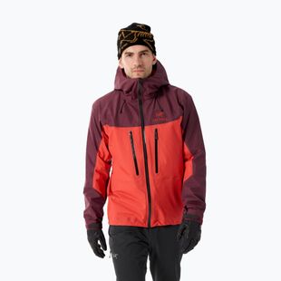 Men's rain jacket Arc'teryx Alpha mars/dynasty