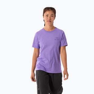 Damska koszulka Arcteryx Kragg Sl Cotton Emblem Crew aster