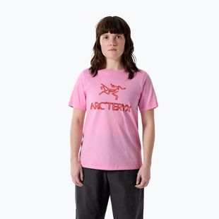 Dámske tričko Arcteryx Kragg SL Cotton Heatmap Crew pineberry
