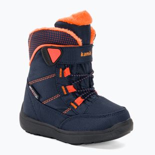 Detské trekové topánky Kamik Stance2 navy/flame