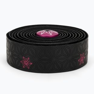 SUPACAZ Super Sticky Kush Galaxy neónovo ružové/ružové hviezdičky na riadidlách