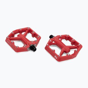 Crankbrothers Stamp 1 Gen2 červené pedále na bicykel