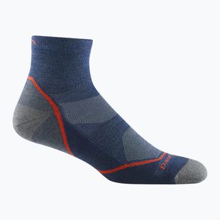 Pánske ponožky Darn Tough Light Hiker 1/4 Sock Cushion denim