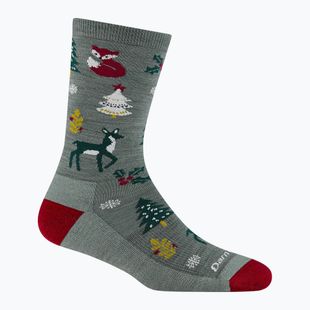 Dámske ponožky Darn Tough Yuletide Wild Crew Lightweight with Cushion balsam