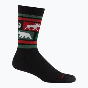 Pánske ponožky Darn Tough Winterlandia Crew Lightweight with Cushion coal