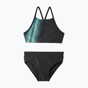 Reima Merenneito čierne detské dvojdielne plavky