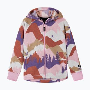 Detská fleecová mikina Reima Northern Fleece Hoodie grey pink