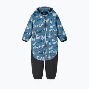 Detská softshellová kombinéza  Reima Moomin Mjosa blue ocean