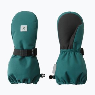 Detské lyžiarske rukavice Reima Ote dark teal
