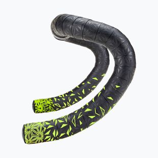 SUPACAZ Super Sticky Kush Star Fade neónovo žltá hviezda fade/neónovo žlté zástrčky na riadidlá