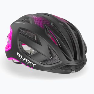 Cyklistická prilba Rudy Project Egos black/pink fluo matte