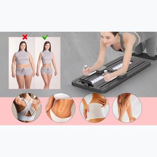 Reformer na pilates Extralink DNXGHJNKERMLPM Black