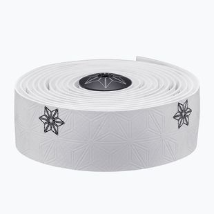 SUPACAZ Super Sticky Kush Galaxy biela páska/čierna potlač/čierne zátky na riadidlách