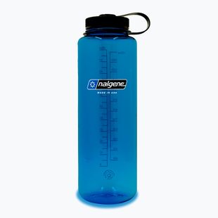 Turistická fľaša Nalgene Wide Mouth Silo Sustain 1400 ml blue/black cap