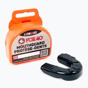 Detski čeljustni štitnik Rival Fox40 Grippguard Mouthguard crn