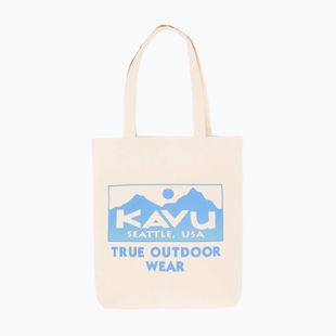 KAVU Gradient Logo Tote béžová/modrá taška