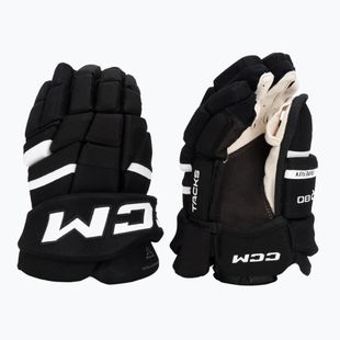 Hokejové rukavice pre deti CCM Tacks XR80 JR Gloves black/white