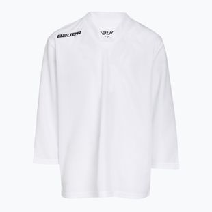 Detský hokejový dres longsleeve Bauer Flex Practice Jersey Jr white
