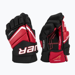 Hokejové rukavice Bauer Vapor Fly40 Sr black/red