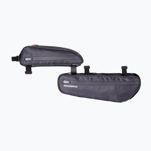 Brašna na rám bicykla Rockbros 043 Bike Tube Bag 3 l black