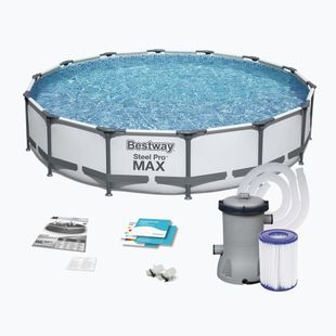 Bestway Steel Pro Max Pool Set 427 x 84 cm sivá