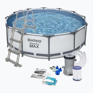 Bestway Steel Pro Max Pool Set 366 x 100 cm sivá