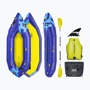 Nafukovací kajak pre 1 osobu Aquatone Bee Inflatable Pack Raft 7'3" 221 cm