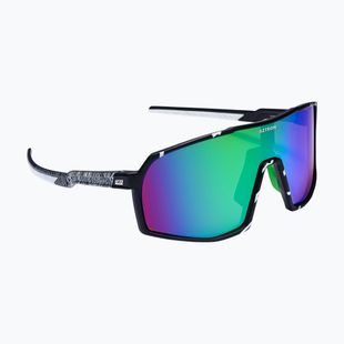 Slnečné okuliare Aztron Thunder metalblack/white/polarizedgreen/twilightmirr/grey