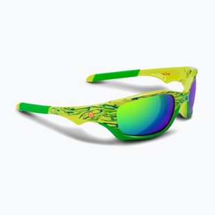 Detské slnečné okuliare Aztron Shine spark lime/wayve/polarized green/yellow mir/grey