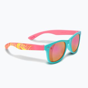 Detské slnečné okuliare Aztron Candy candy pink/twisty/polarized rainbow pink mir/grey.