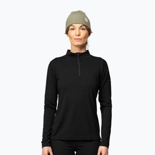 Dámska termo bielizeň Devold Breeze Merino 150 Zip Neck black