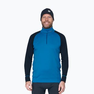 Pánska termo mikina Devold Duo Active Merino 205 Zip Neck blue/ink