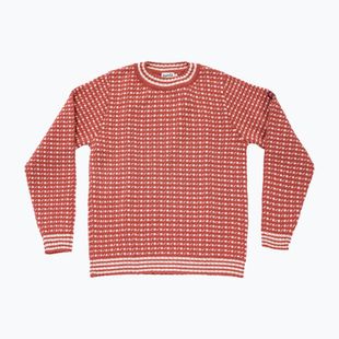 Sveter Devold Islender Refined marsala/offwhite