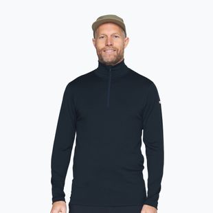 Pánska termo mikina Devold Breeze Plus Merino 200 Zip Neck ink