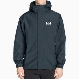 Helly Hansen Seven J pánska bunda do dažďa námornícka modrá 62047_596