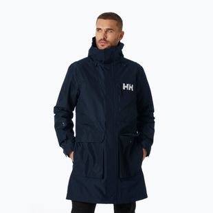 Pánska bunda do dažďa Helly Hansen Rigging Coat navy