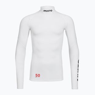 Pánske plavecké tričko longsleeve Musto Championship Rash Guard white
