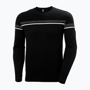 Pánsky sveter Helly Hansen Carv Knitted Sweater black