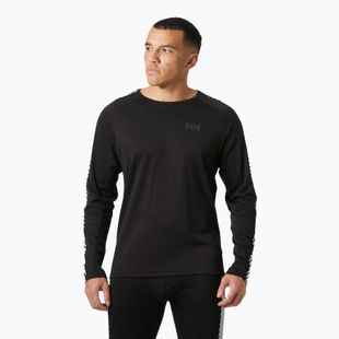 Pánska termoakčná mikina Helly Hansen Lifa Active Stripe Crew black