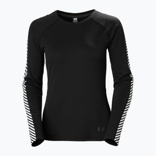 Dámska termoaktívna mikina Helly Hansen Lifa Active Stripe Crew black